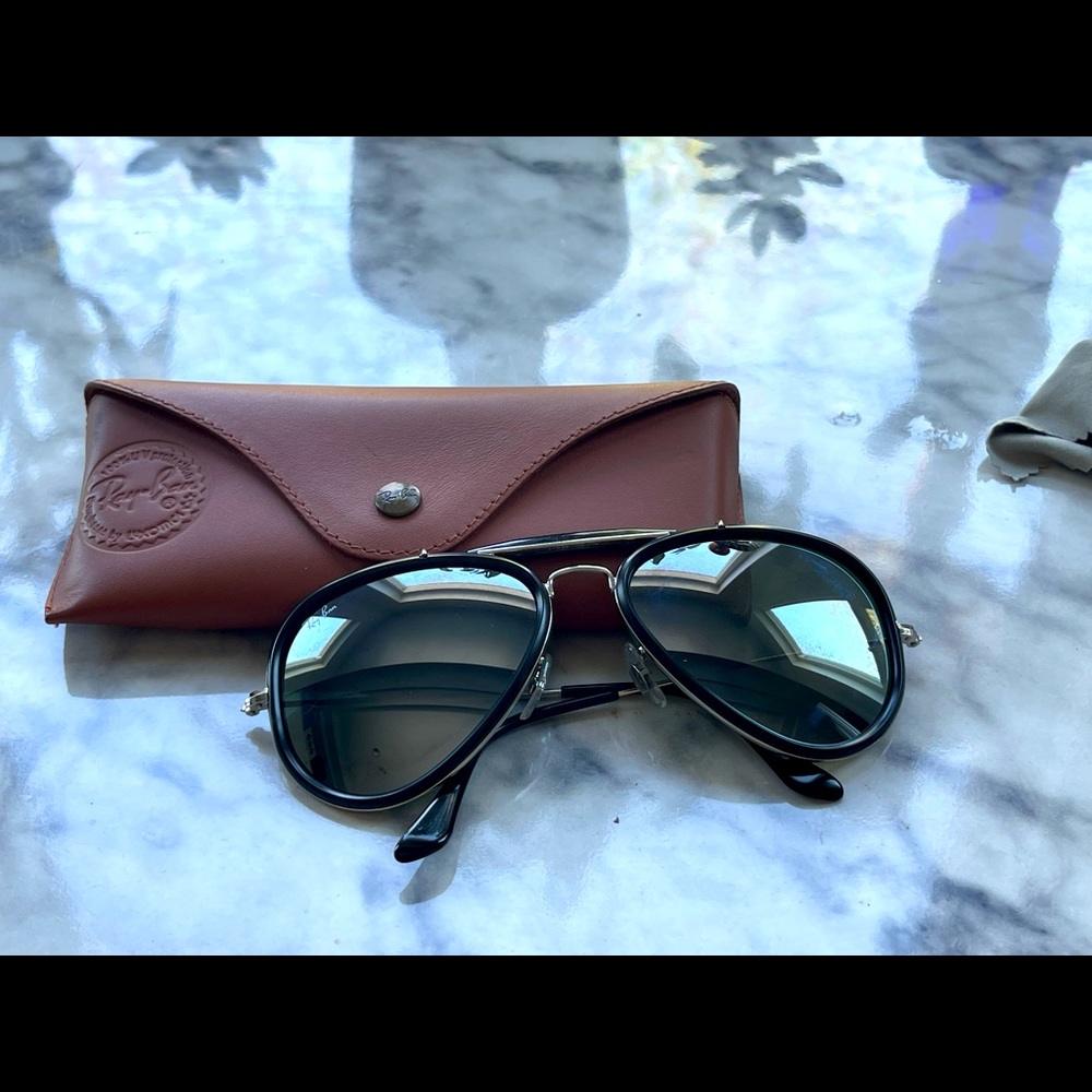 Ray-Ban Men's Black Blaze Aviator